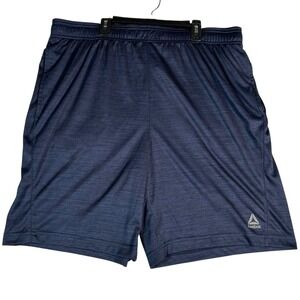 Vintage Reebok Shorts Blue Athletic Workout Basketball Activewear Y2K Mens XL